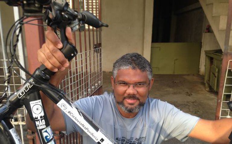 Roberson Miguel, cicolativista da zona norte de São Paulo.