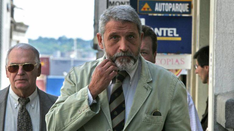 O coronel uruguaio Eduardo Augusto Ferro Bizzozer, no Tribunal de Montevidéu (Uruguai).