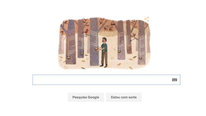 Doodle de Chico Mendes.