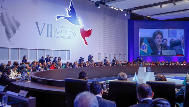 Dilma discursa na Cúpula das Américas, organizada pela OEA.