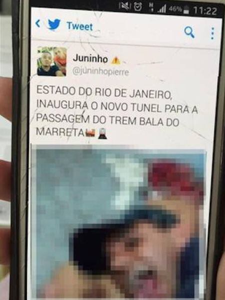 Criminosos divulgaram vídeo do estupro em rede social.