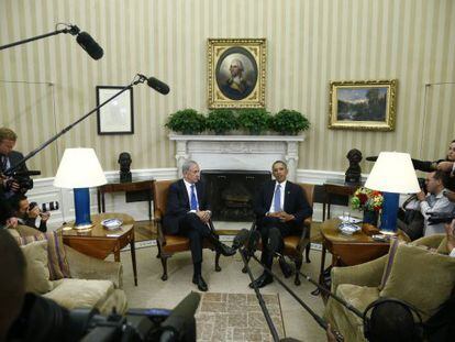 Barack Obama recebeu por última vez a Benjamín Netanyahu em setembro de 2013.