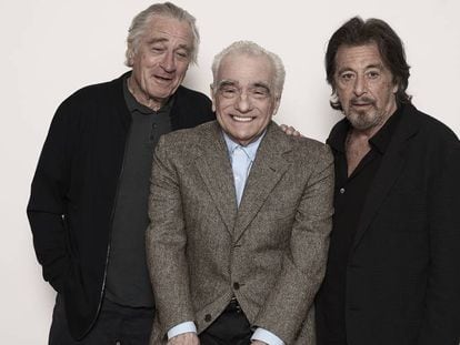 De Niro, Scorsese e Pacino em Nova York, em setembro. No vídeo, trailer de 'O Irlandês'.