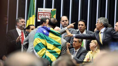 Votação do pedido de impeachment da presidenta Dilma Rousseff, na Câmara dos Deputados, em maio
