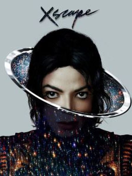 Michael Jackson, na imagem usada para a capa do disco.