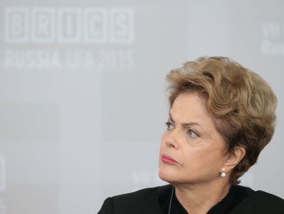 Dilma Rousseff, em julho de 2015