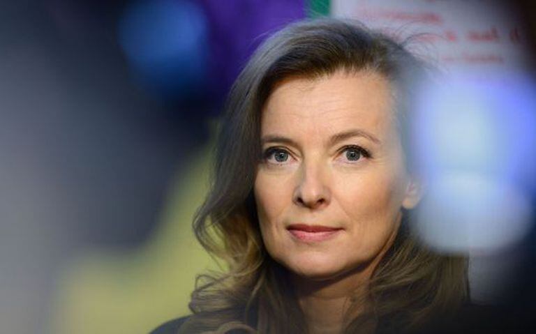 Valérie Trierweiler, casal de Hollande.