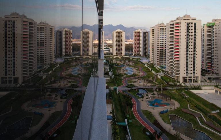 Vista geral da Vila Olímpica, na Barra da Tijuca.
