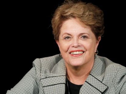 A ex-presidenta Dilma Rousseff, em um evento em Paris em março deste ano.