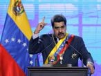 FILE PHOTO: Venezuela's President Nicolas Maduro speaks during a ceremony marking the opening of the new court term in Caracas, Venezuela January 22, 2021. REUTERS/Manaure Quintero/File Photo