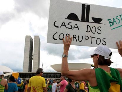 Protesto em Brasília no último dia 4.