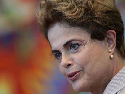 A presidenta afastada Dilma Rousseff.