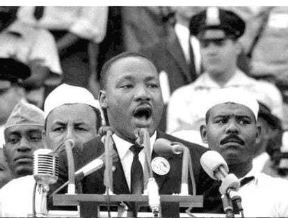 Luther King, em seu histórico discurso em Washington, em agosto de 1963.