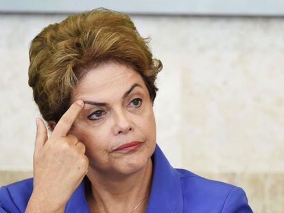 A presidenta Dilma Rousseff nesta ter&ccedil;a.