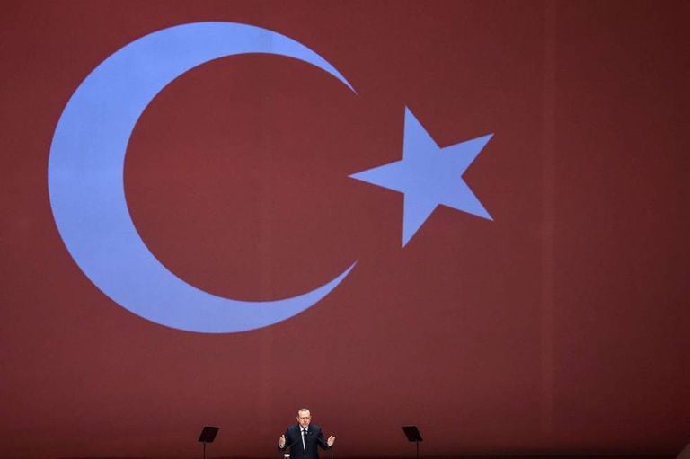 O presidente turco, Recep Tayyip Erdogan, no dia de 10 de julho.
