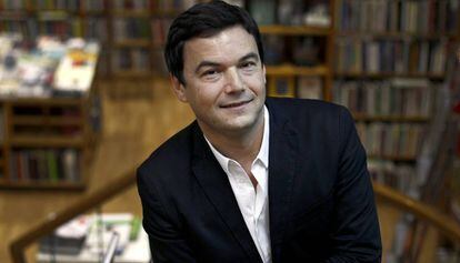 Thomas Piketty, em uma livraria de Madri em 2016.