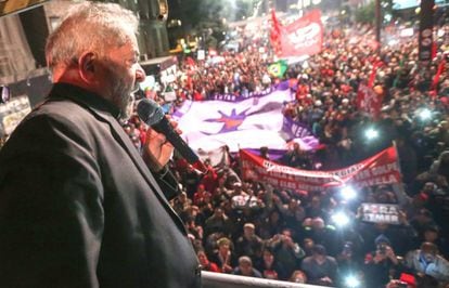 Lula na av. Paulista nesta sexta.