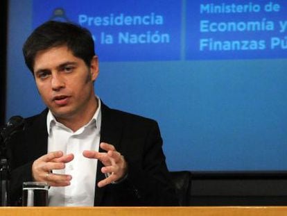 Axel Kicillof, ministro de Economia argentino.