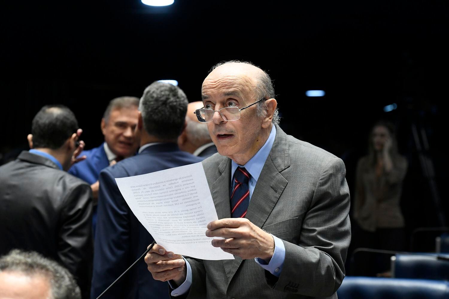 Senador José Serra, do PSDB, no Senado em dezembro de 2019.