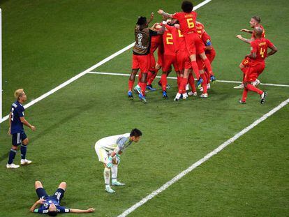 Belgas vencem no último segundo de jogo
