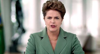A presidenta Dilma Rousseff, em pronunciamento no dia da Mulher.
