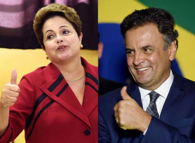 Dilma e Aécio.