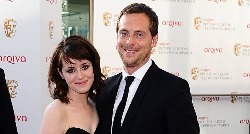 Claire Foy e seu marido, o ator Stephen Campbell Moore, em uma premiação de maio de 2012.