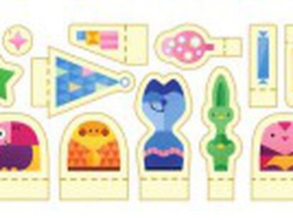 Google comemora o Natal com um doodle inspirado nas figuras recortáveis, esse passatempo infantil obstinadamente analógico
