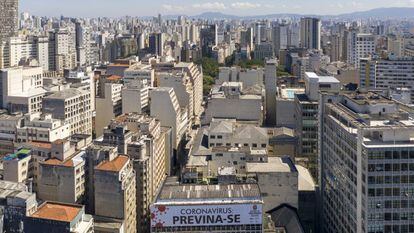 Vista do centro de São Paulo.