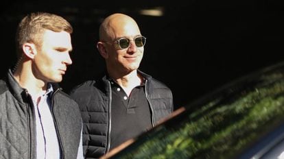 Jeff Bezos, no dia 23 de fevereiro em Los Angeles.
