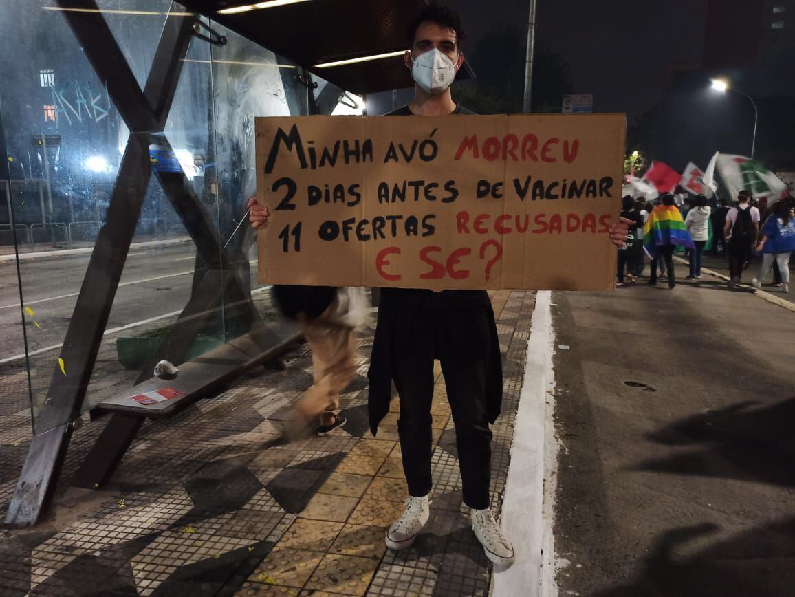 Igor Tavares Rodrigues, de 27 anos está nas ruas 