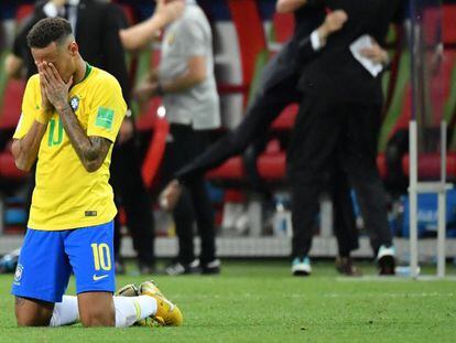 Neymar, após a eliminação do Brasil contra a Bélgica.