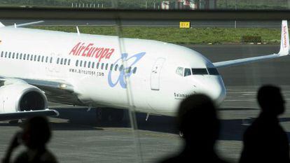 Imagem de um avião da Air Europa.