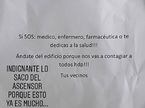 Imagem da advertência enviada ao farmacêutico Fernando Gaitán no elevador de seu prédio de Buenos Aires.