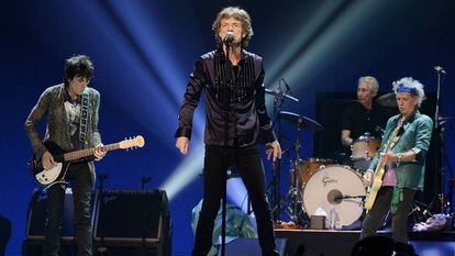 Os Rolling Stones, em um concerto no Honda Center de Anaheim, em Califórnia, o passado 4 de outubro.