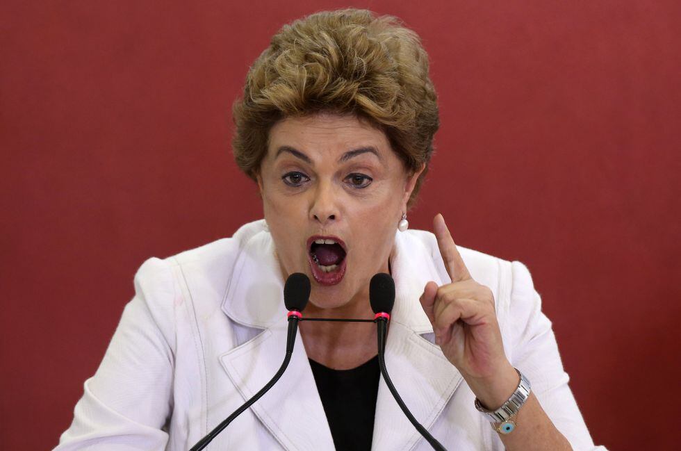 Dilma aborda a crise de seu Governo em evento do programa 'Minha Casa Minha Vida', em Brasília, nesta quarta, 30 de março.