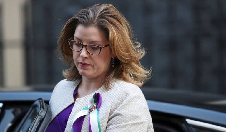 A ministra de Cooperação do Reino Unido, Penny Mordaunt.