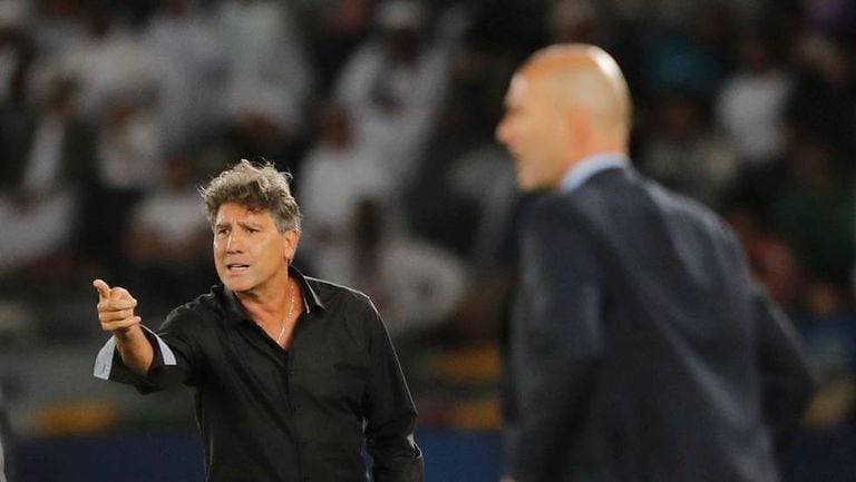 Técnico do Grêmio, Renato Gaúcho, na final do Mundial de Clubes em Abu Dhabi.