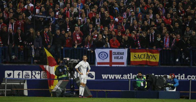 Cristiano Ronaldo, o maior artilheiro do dérbi de Madri.