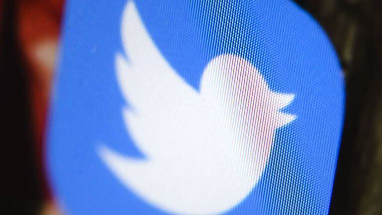 App do Twitter em um celular.