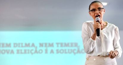 Marina Silva lan&ccedil;a a campanha &#039;Nem Dilma, Nem Temer&#039; em abril.