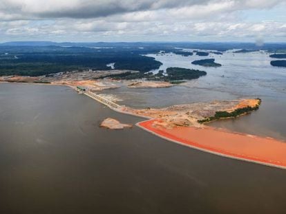 A Usina Hidrelétrica de Belo Monte em abril de 2017.