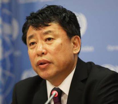 O embajador norte-coreano na ONU, Kim In Ryong.
