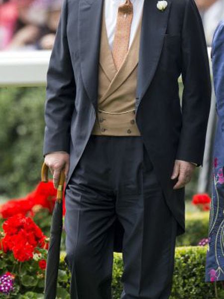 O príncipe Andrew, da Inglaterra, nas corridas de Ascot.