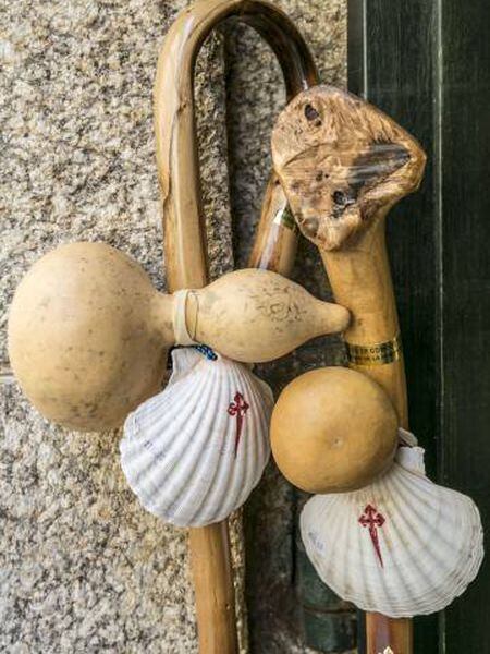 ‘Souvenirs’ para peregrinos em Santiago de Compostela.