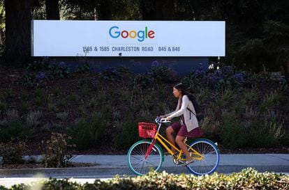 A sede do Google em Mountain View, Califórnia.