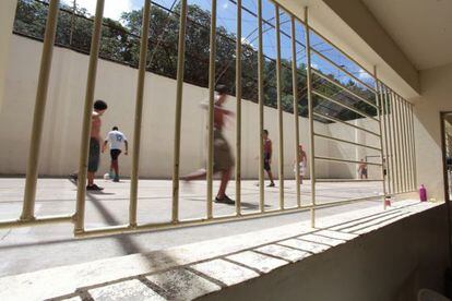 Uma unidade de internação em Porto Alegre.