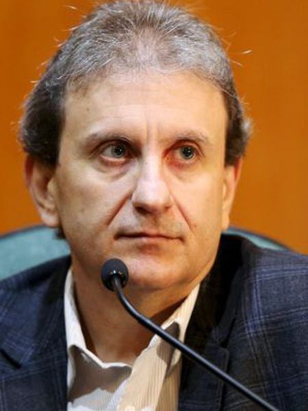 Alberto Youssef na sessão da CPI em Curitiba.