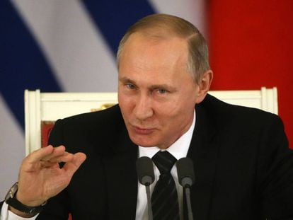 Vladimir Putin, em fevereiro