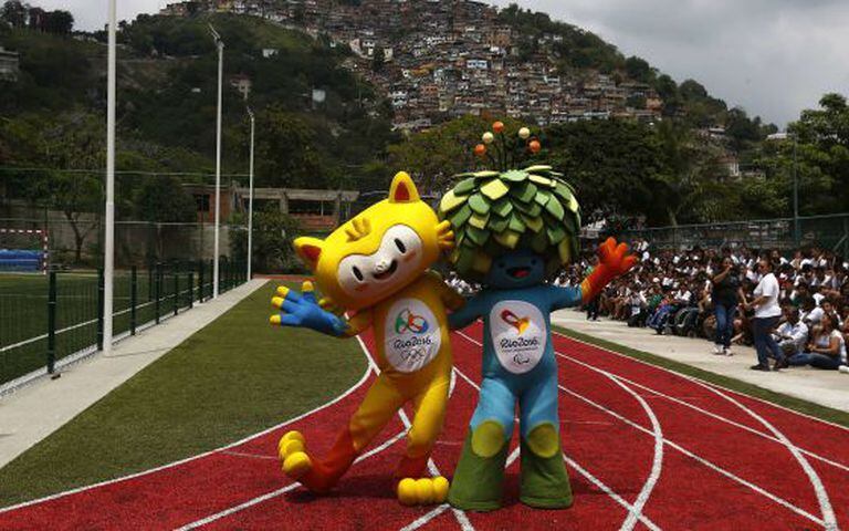 Mascotes dos Jogos Olímpicos do Rio de Janeiro 2016.